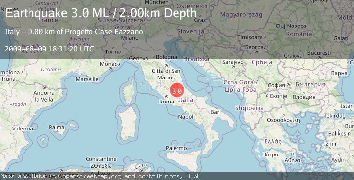 Map of CENTRAL ITALY