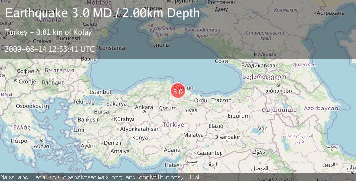 Map of CENTRAL TURKEY