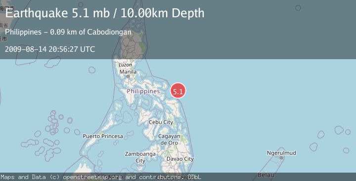 Map of PHILIPPINE ISLANDS REGION
