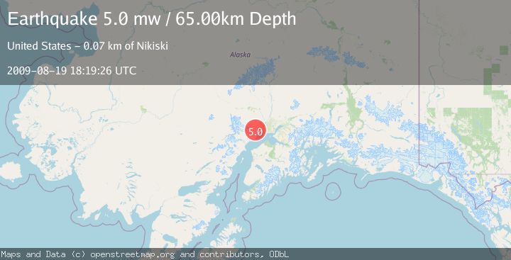 Map of SOUTHERN ALASKA