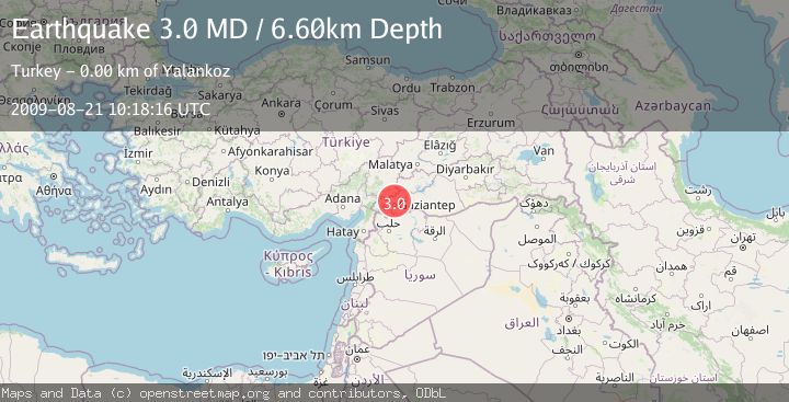 Map of CENTRAL TURKEY
