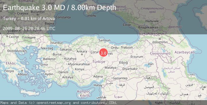 Map of CENTRAL TURKEY