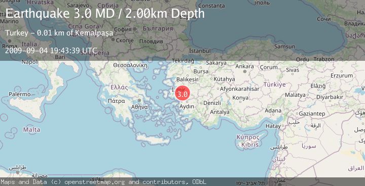 Map of WESTERN TURKEY