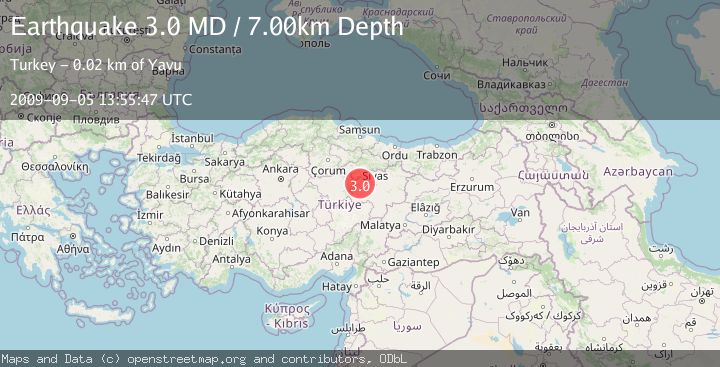 Map of CENTRAL TURKEY
