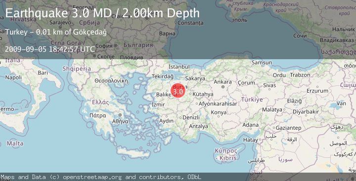 Map of WESTERN TURKEY