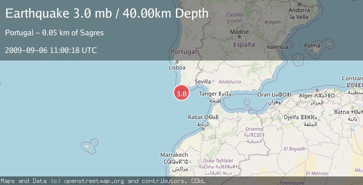 Map of WEST OF GIBRALTAR