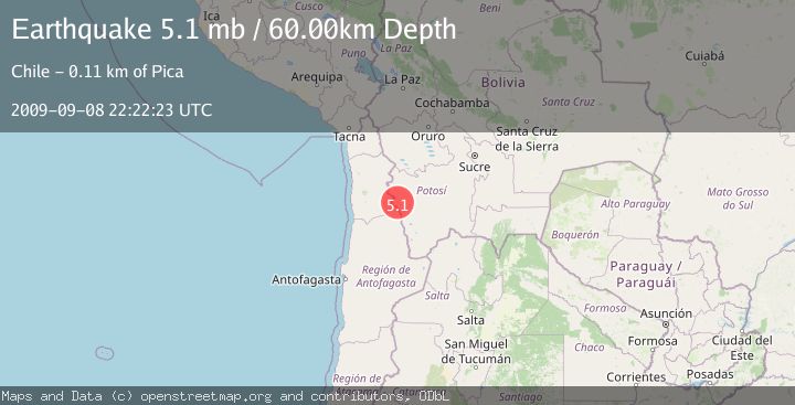 Map of POTOSI, BOLIVIA