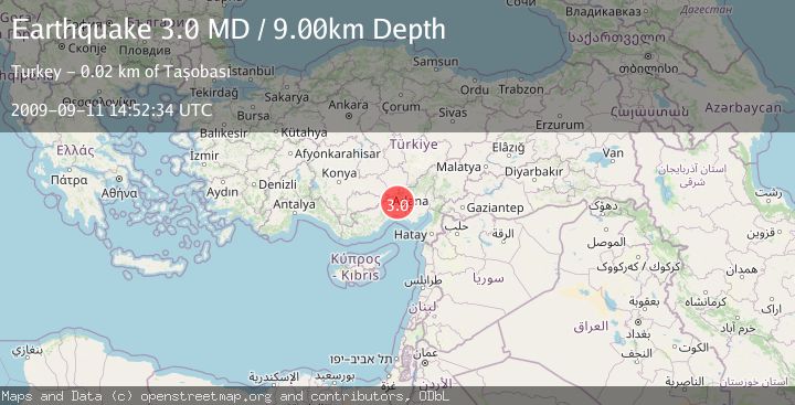 Map of CENTRAL TURKEY