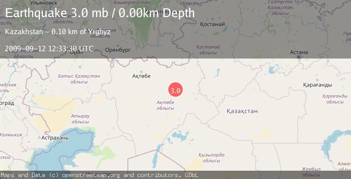 Map of WESTERN KAZAKHSTAN