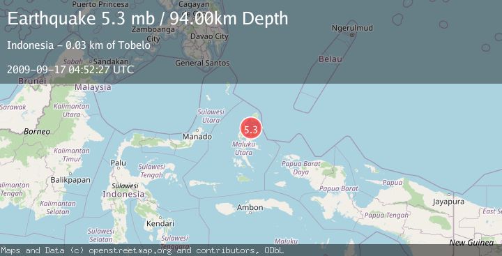 Map of HALMAHERA, INDONESIA