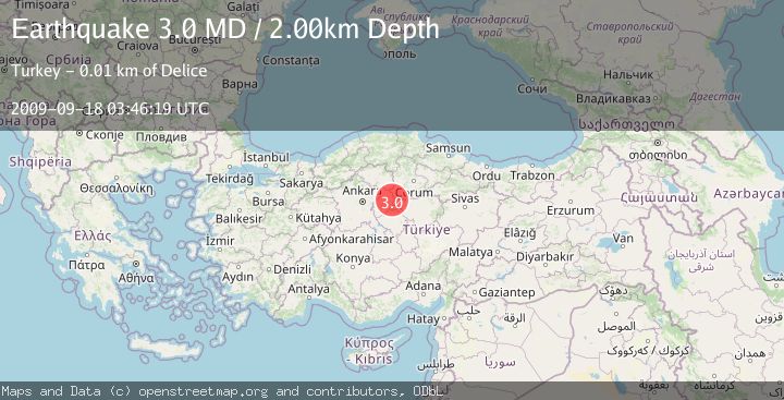 Map of CENTRAL TURKEY