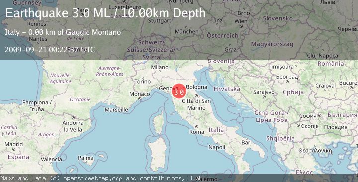 Map of NORTHERN ITALY