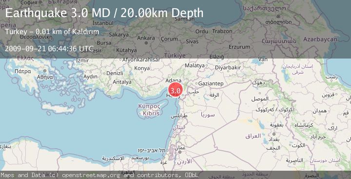 Map of CENTRAL TURKEY