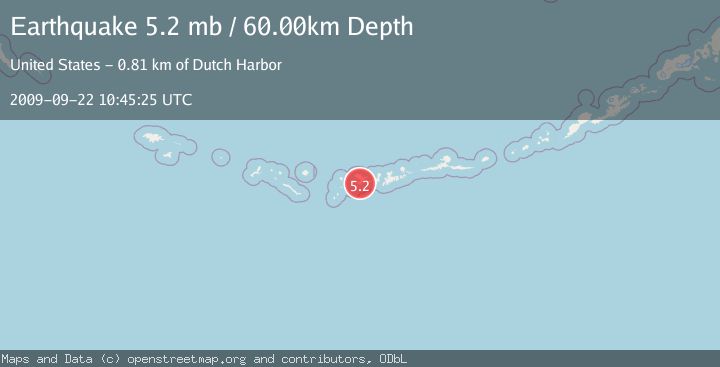 Map of ANDREANOF ISLANDS, ALEUTIAN IS.