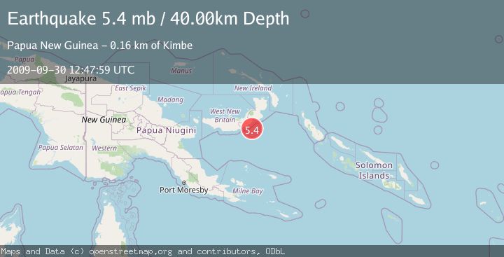 Map of NEW BRITAIN REGION, P.N.G.