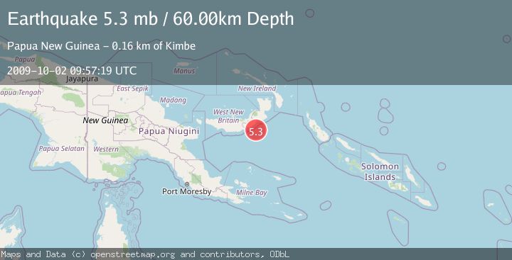 Map of NEW BRITAIN REGION, P.N.G.
