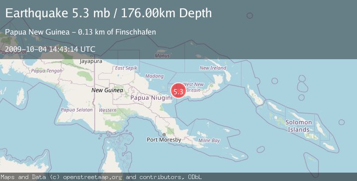 Map of NEW BRITAIN REGION, P.N.G.