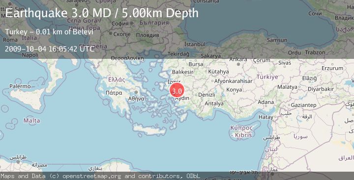 Map of WESTERN TURKEY