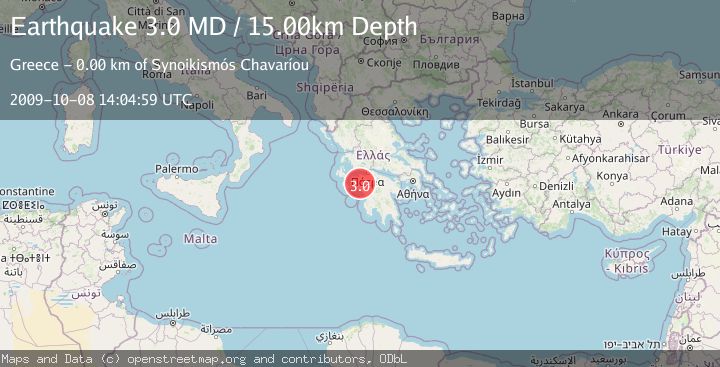 Map of SOUTHERN GREECE