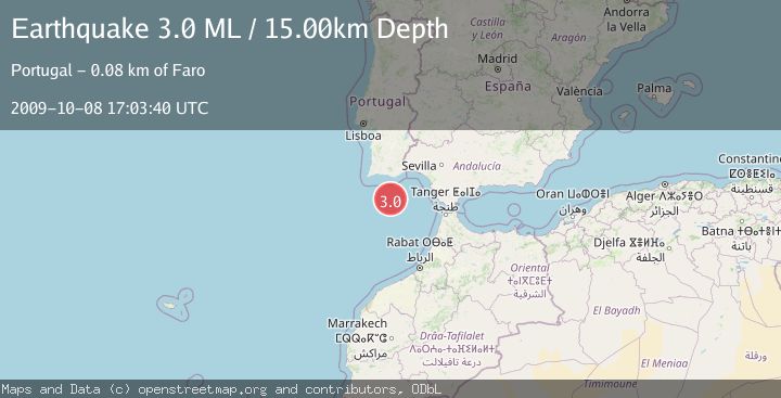 Map of WEST OF GIBRALTAR