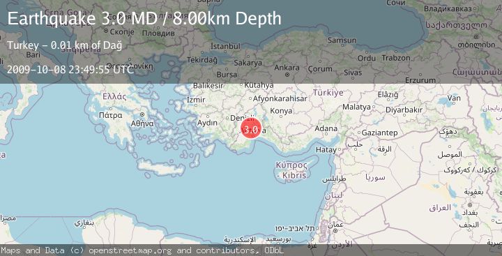 Map of WESTERN TURKEY