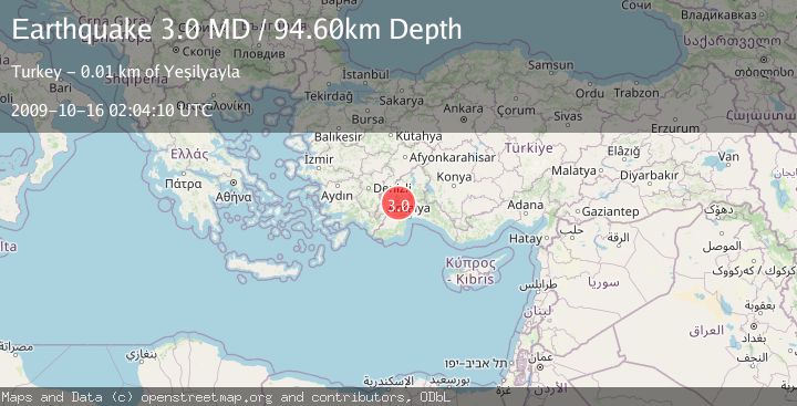 Map of WESTERN TURKEY