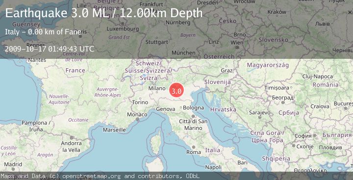 Map of NORTHERN ITALY