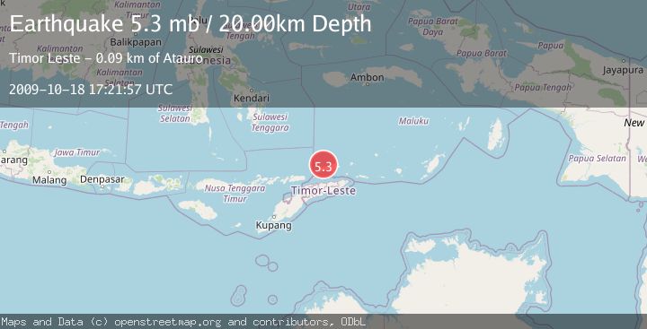 Map of KEPULAUAN BARAT DAYA, INDONESIA