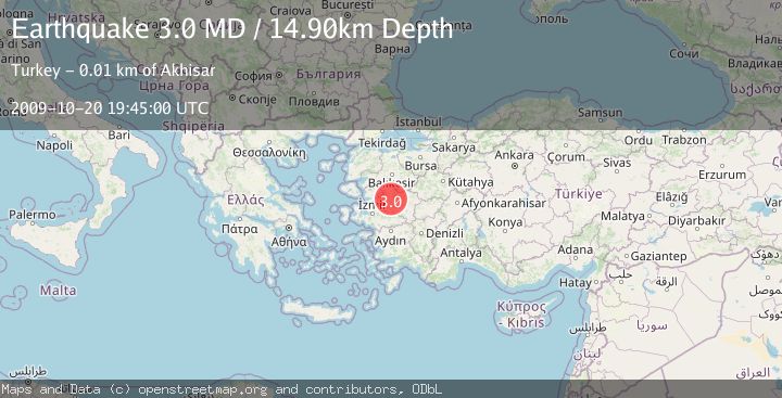 Map of WESTERN TURKEY