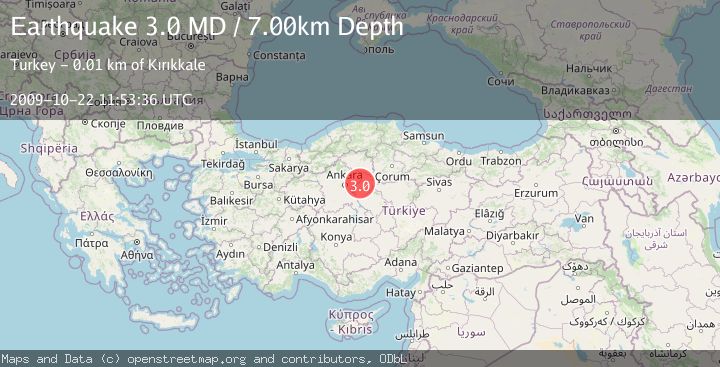 Map of CENTRAL TURKEY