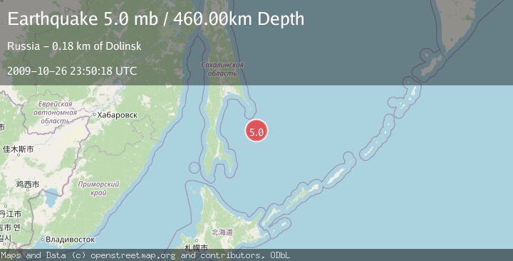 Map of SEA OF OKHOTSK