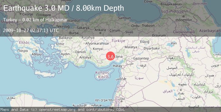 Map of CENTRAL TURKEY