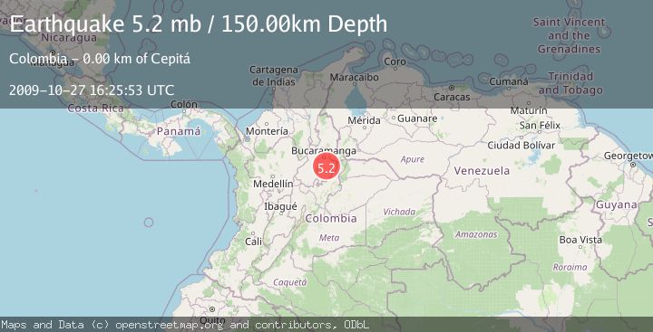 Map of NORTHERN COLOMBIA