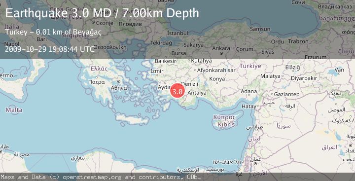 Map of WESTERN TURKEY