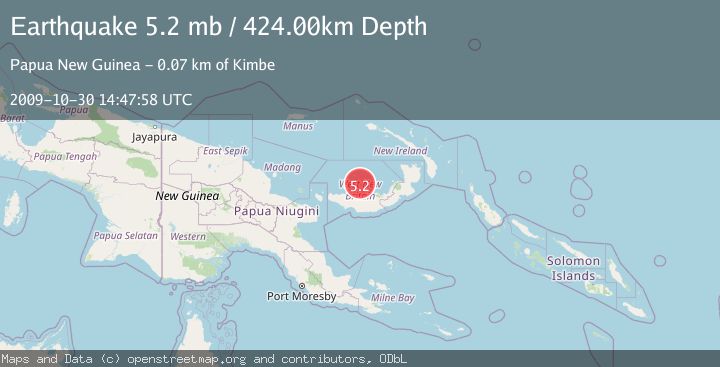 Map of NEW BRITAIN REGION, P.N.G.