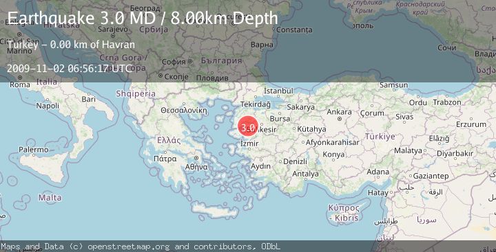 Map of WESTERN TURKEY