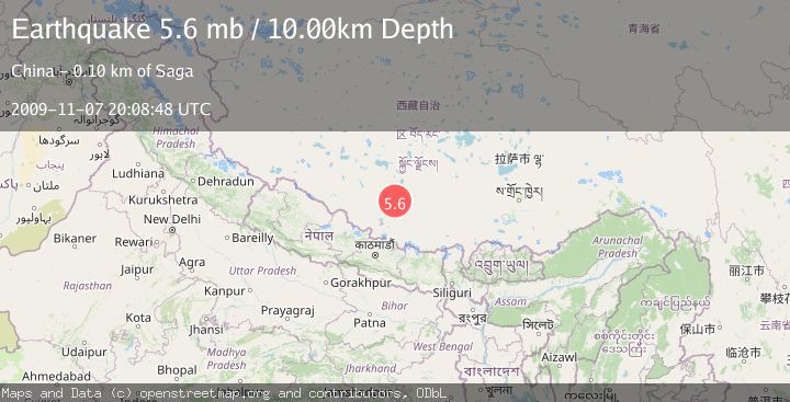 Map of WESTERN XIZANG