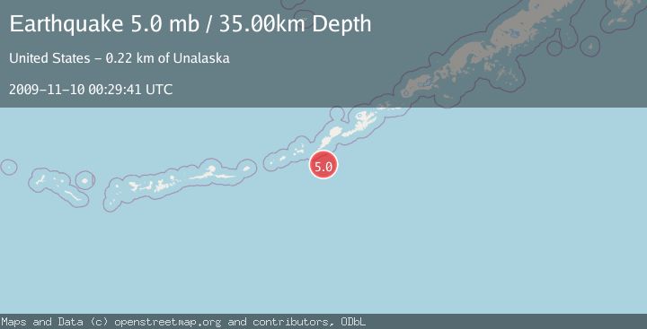 Map of FOX ISLANDS, ALEUTIAN ISLANDS