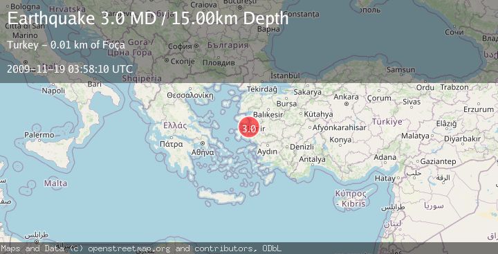 Map of NEAR THE COAST OF WESTERN TURKEY