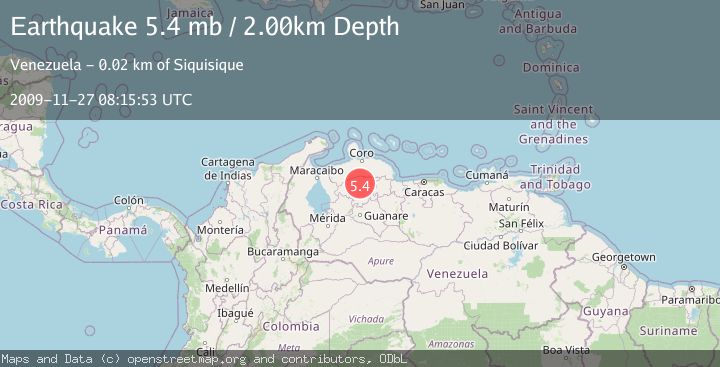 Map of LARA, VENEZUELA