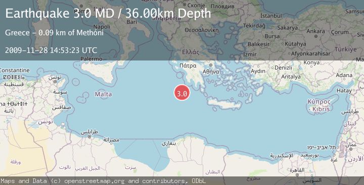 Map of SOUTHERN GREECE