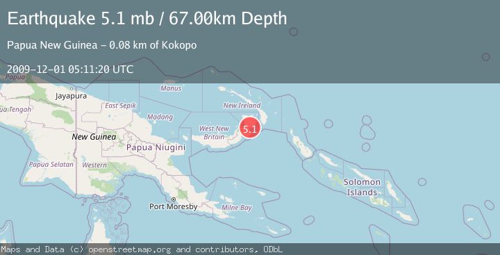 Map of NEW BRITAIN REGION, P.N.G.
