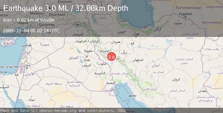 Map of WESTERN IRAN