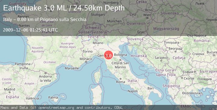 Map of NORTHERN ITALY