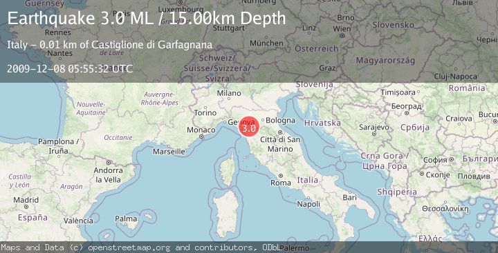 Map of NORTHERN ITALY