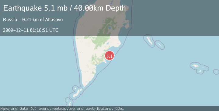 Map of NEAR EAST COAST OF KAMCHATKA