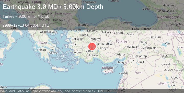 Map of WESTERN TURKEY
