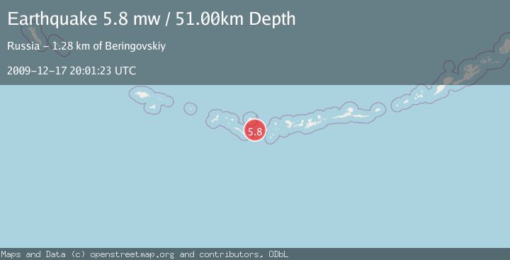 Map of RAT ISLANDS, ALEUTIAN ISLANDS