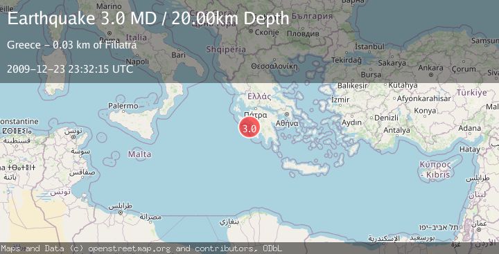 Map of SOUTHERN GREECE