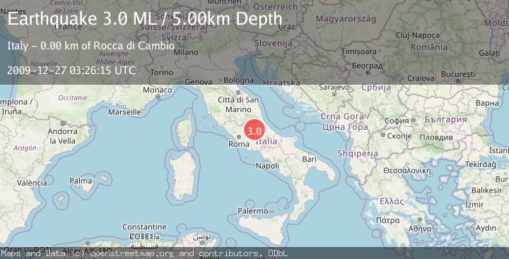 Map of CENTRAL ITALY